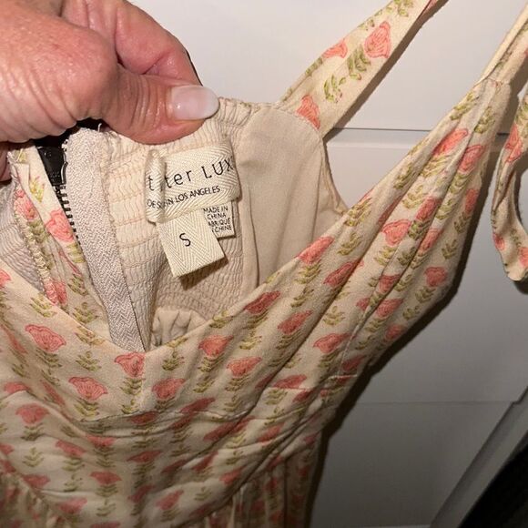 Lauren Mini Pink Floral Dress - Picture 7 of 12